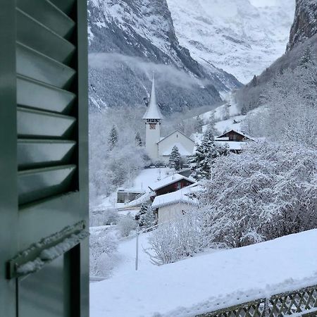 Chalet Pironnet With Best Views, Charm And Comfort! Lägenhet Lauterbrunnen Exteriör bild