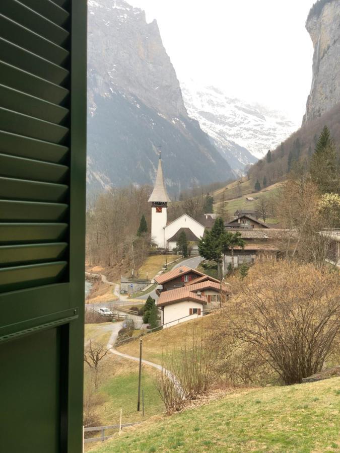 Chalet Pironnet With Best Views, Charm And Comfort! Lägenhet Lauterbrunnen Exteriör bild